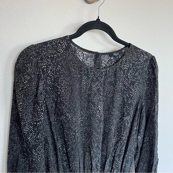 NWOT Rails Inez Dress Slate Python Print Casual Women’s Small - Picture 4 of 15